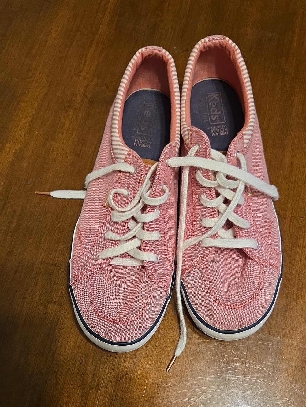 Keds Canvas Low-Top Sneakers with White Laces